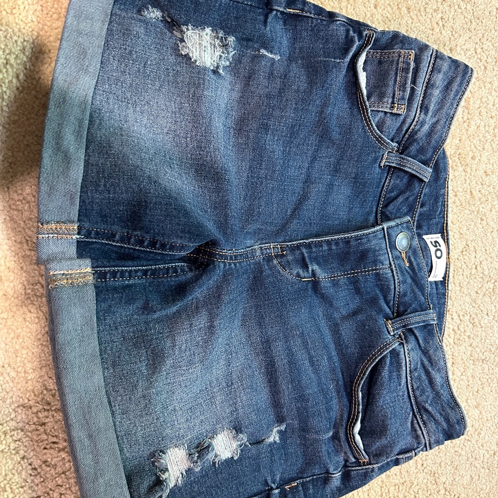 Girls Jean shorts size 14.